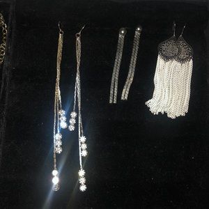 3 for $30 silver earrings
